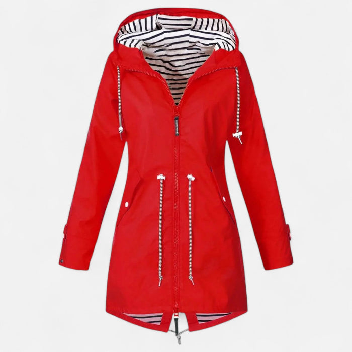 Women's Hooded Jacket for Cooler Outdoor Days