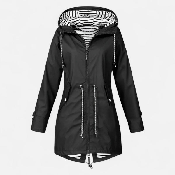 Women's Hooded Jacket for Cooler Outdoor Days