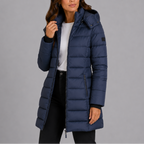 Women's Hooded Puffer Jacket for Autumn Winter Wear