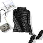 Women's Hooded Puffer Jacket for Autumn Winter Wear