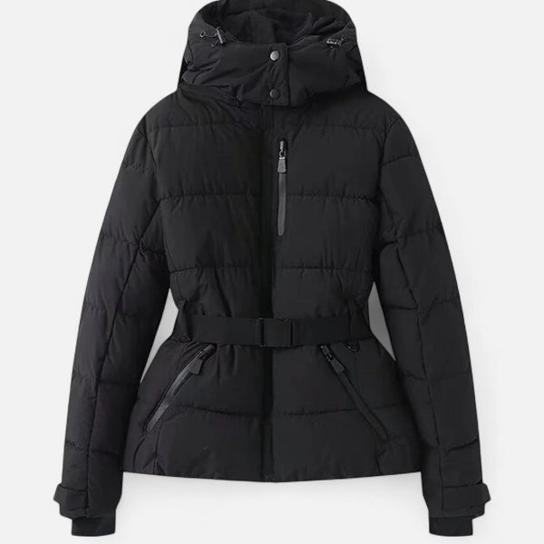 Women's Hooded Puffer Jacket for Winter Wear