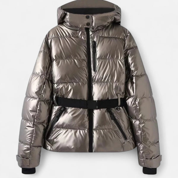 Women's Hooded Puffer Jacket for Winter Wear