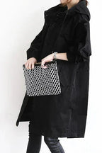 Women's Hooded Raincoat for Autumn Winter Wear