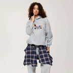 Women's Hooded Sweatshirt for Relaxed Everyday Leisure Wear