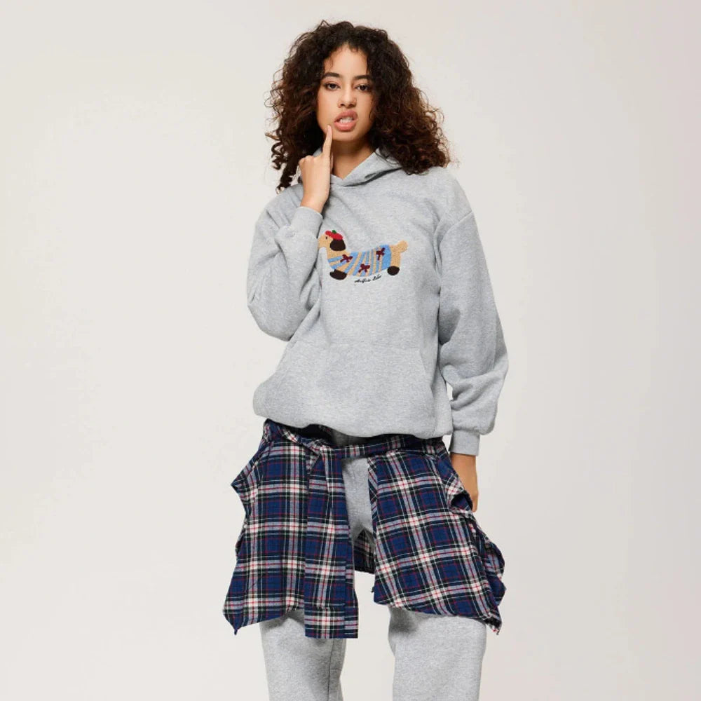 Women's Hooded Sweatshirt for Relaxed Everyday Leisure Wear