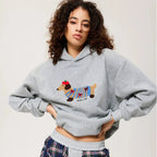 Women's Hooded Sweatshirt for Relaxed Everyday Leisure Wear