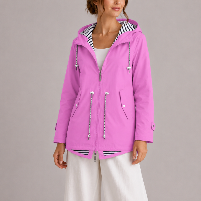 Women's Hooded Utility Jacket for Outdoor Casual Wear