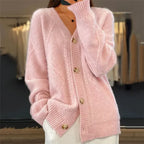 Women's Knit Cardigan for Autumn Winter Layering