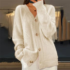Women's Knit Cardigan for Autumn Winter Layering