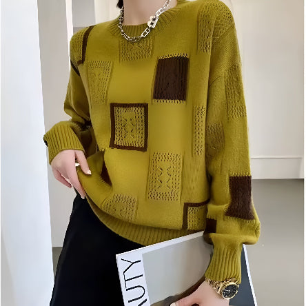 Women's Knit Sweater for Autumn Winter Wardrobes