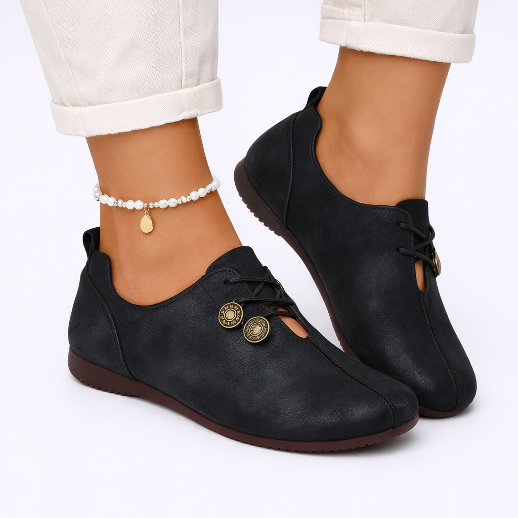 Women's Lace-Up Flats for Everyday Walks and Occasions