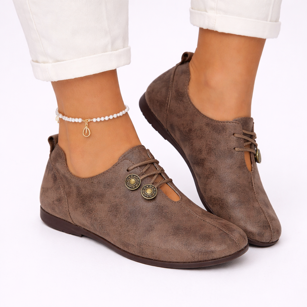 Women's Lace-Up Flats for Everyday Walks and Occasions