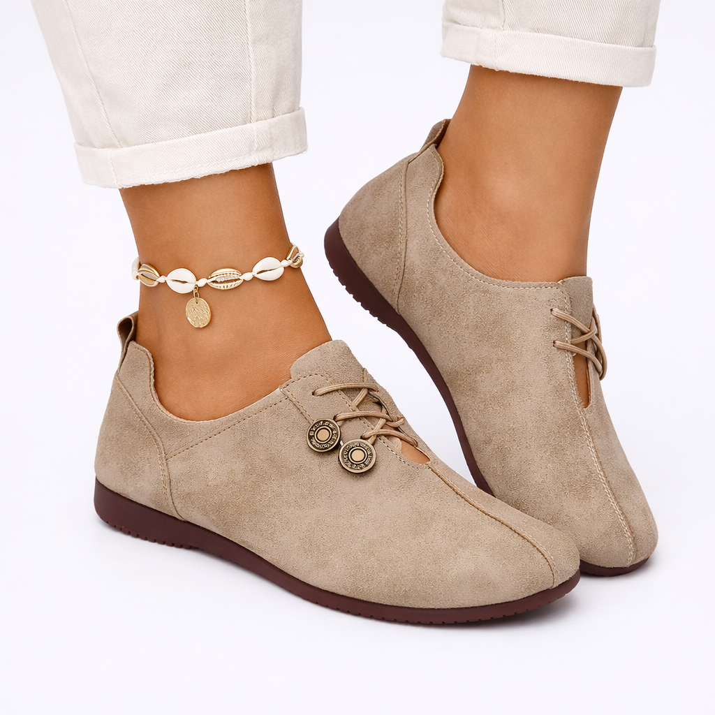 Women's Lace-Up Flats for Everyday Walks and Occasions