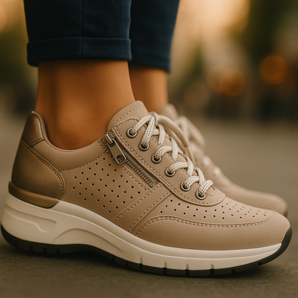 Women's Lace-Up Sneakers for Everyday Seasonal Wear