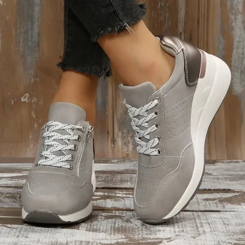Women's Lace-Up Sneakers for Everyday Seasonal Wear