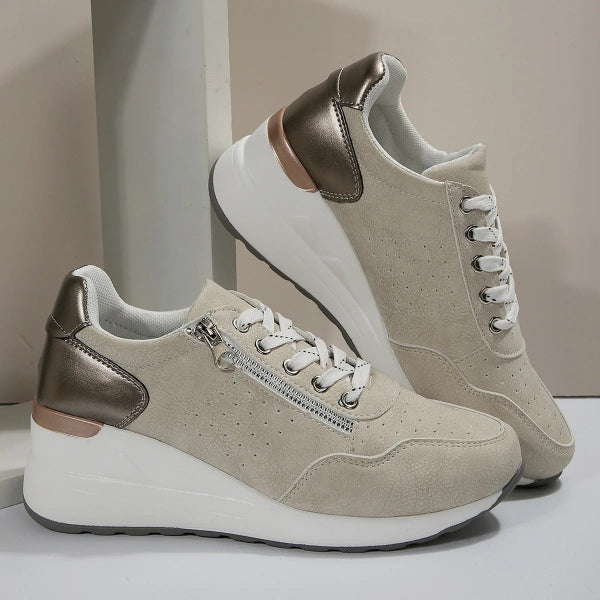 Women's Lace-Up Sneakers for Everyday Seasonal Wear