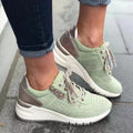 Women's Lace-Up Sneakers for Everyday Seasonal Wear