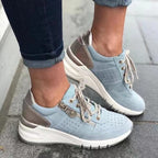 Women's Lace-Up Sneakers for Everyday Seasonal Wear