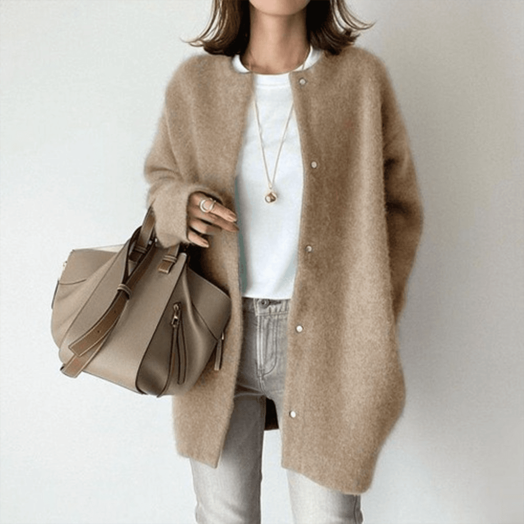Women's Long Cardigan for Cooler Autumn Days
