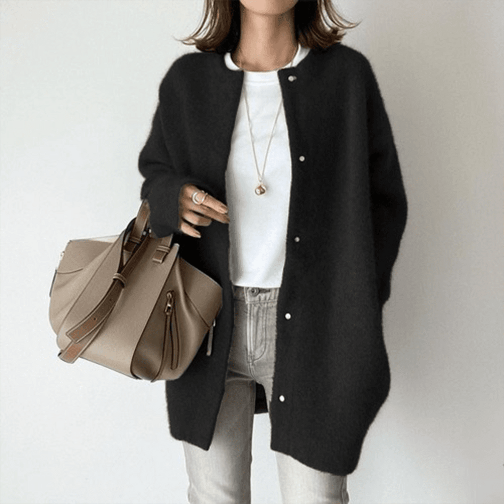 Women's Long Cardigan for Cooler Autumn Days