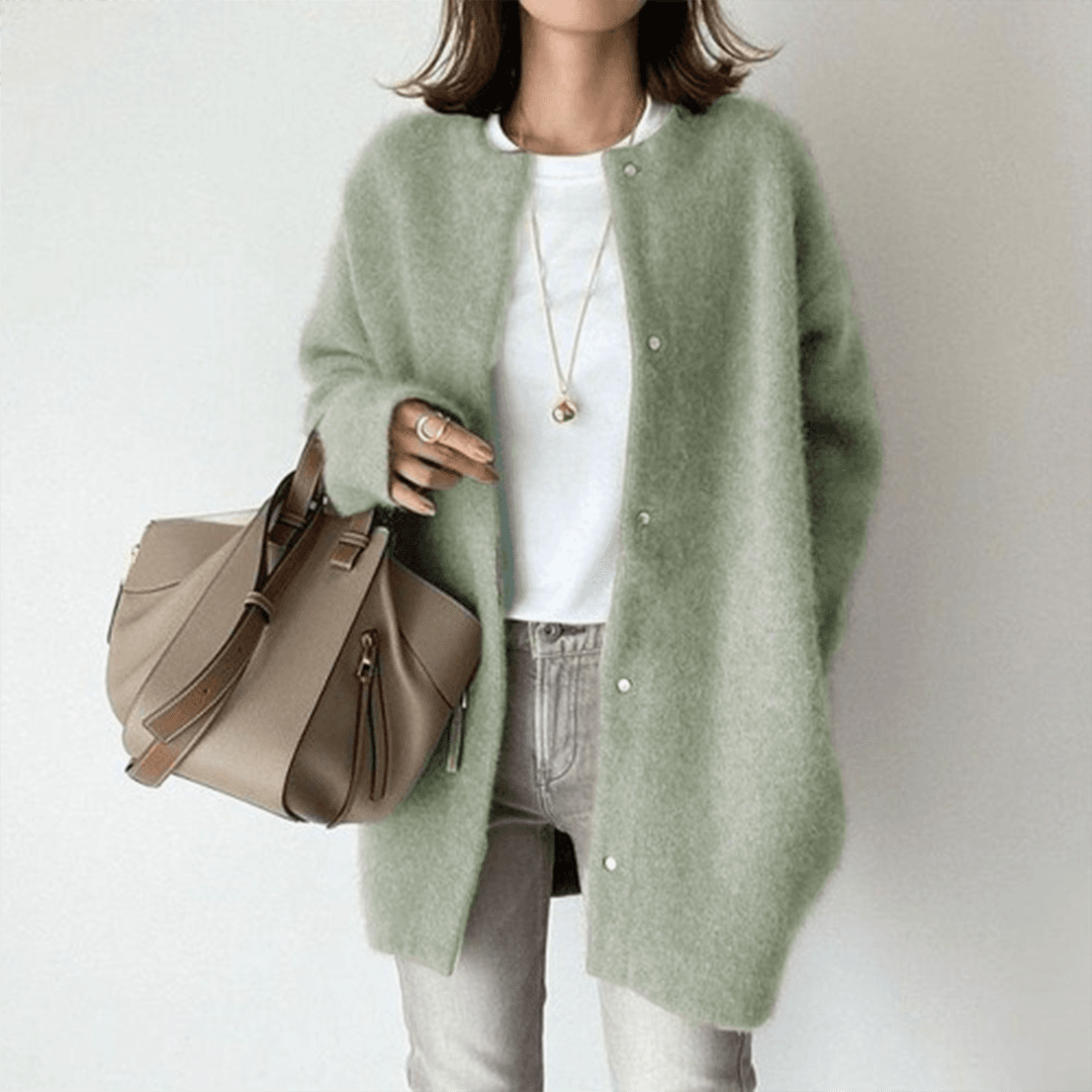 Women's Long Cardigan for Cooler Autumn Days