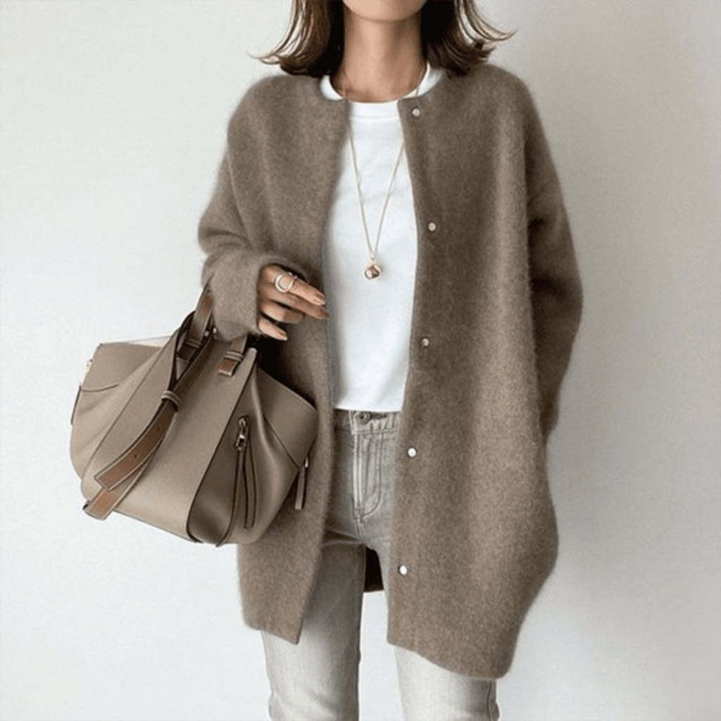 Women's Long Cardigan for Cooler Autumn Days