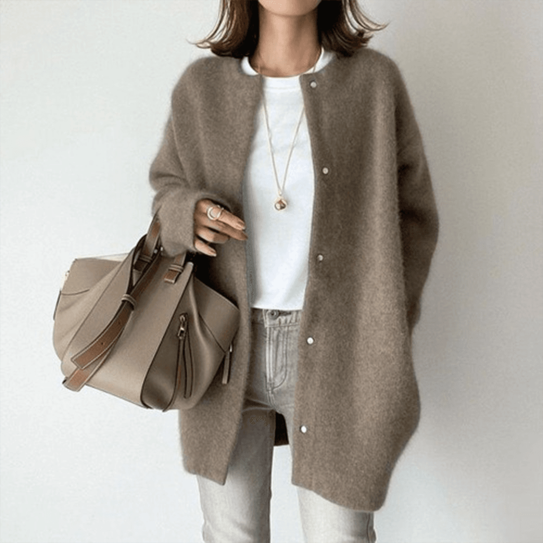 Women's Long Cardigan for Cooler Autumn Days