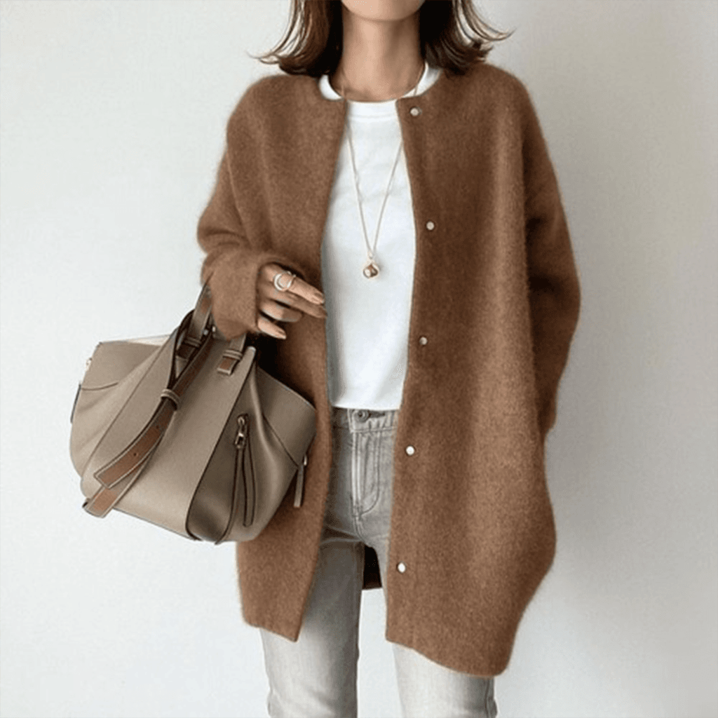 Women's Long Cardigan for Cooler Autumn Days