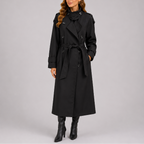 Women's Long Double Breasted Trench Coat Autumn Winter