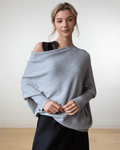 Women's Off Shoulder Knit Sweater for Autumn Wear