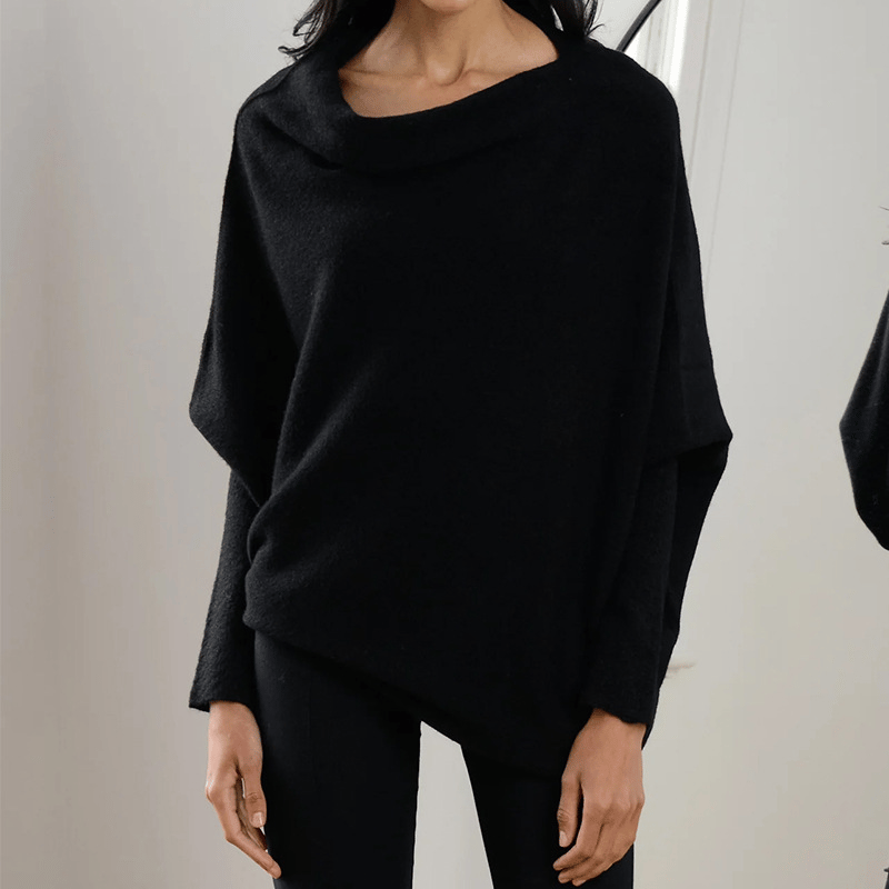 Women's Off Shoulder Knit Sweater for Autumn Wear