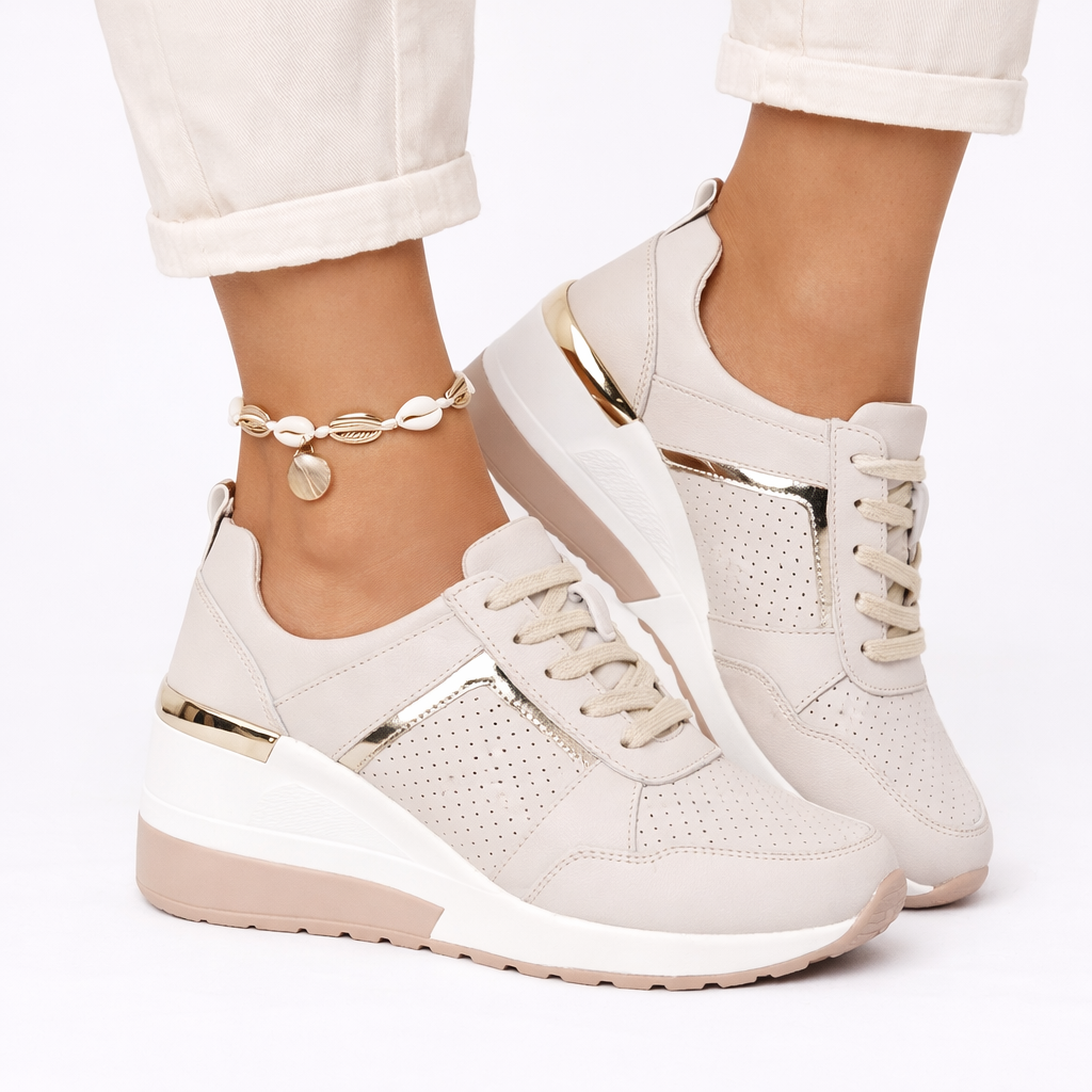 Women's Platform Sneakers for Everyday Summer Comfort Wear