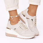 Women's Platform Sneakers for Everyday Summer Comfort Wear