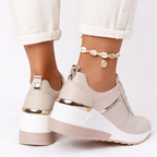 Women's Platform Sneakers for Everyday Summer Comfort Wear