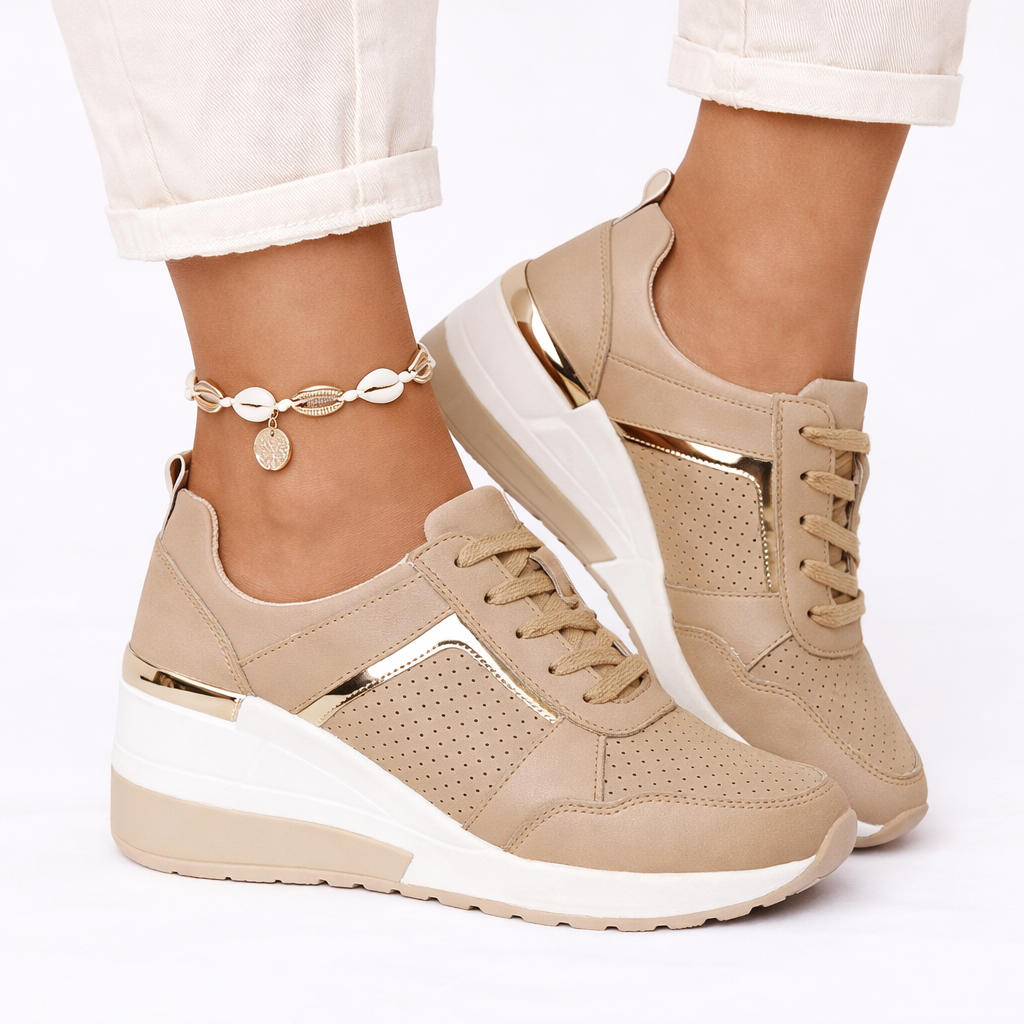 Women's Platform Sneakers for Everyday Summer Comfort Wear