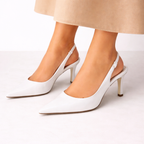 Women's Pointed Slingback Heels for Spring Summer Occasions