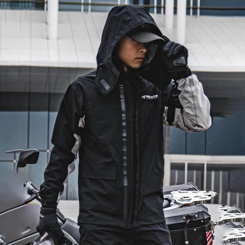 Women's Rain Jacket and Trousers for Outdoor Activities