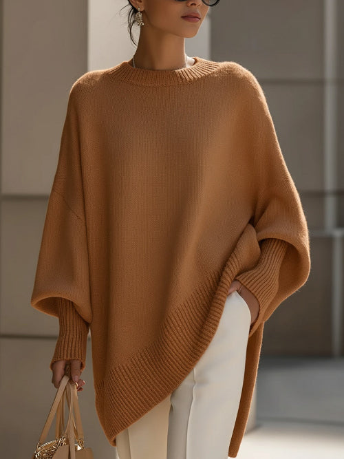 Women's Relaxed Sweater for Cooler Seasonal Wear