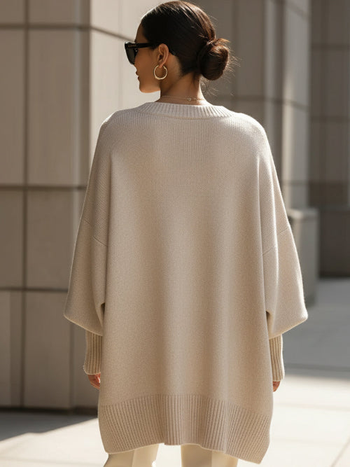 Women's Relaxed Sweater for Cooler Seasonal Wear