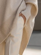 Women's Relaxed Sweater for Cooler Seasonal Wear