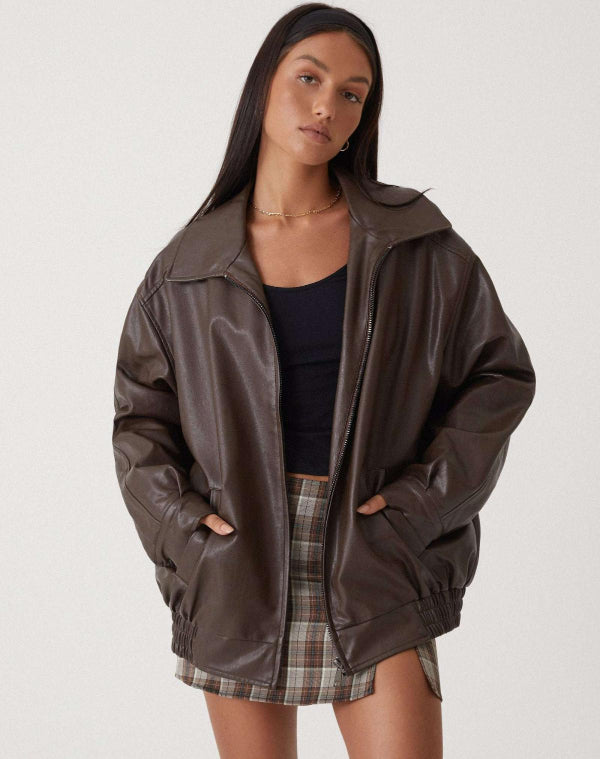 Women's Relaxed Zip Jacket for Autumn Wear