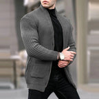 Women's Ribbed Knit Button Front Long Cardigan Sweater