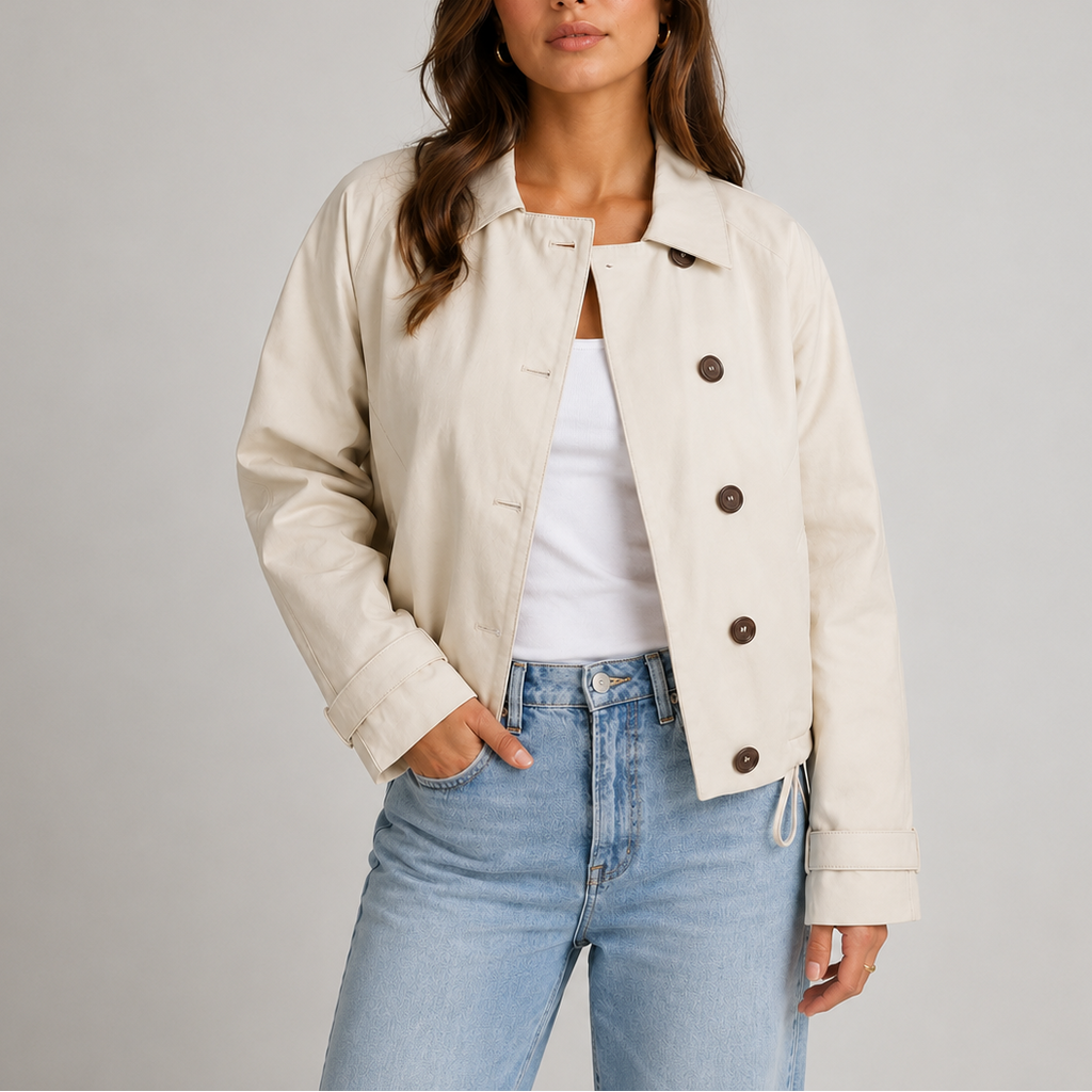 Women's Short Jacket for Spring Autumn Everyday Layers