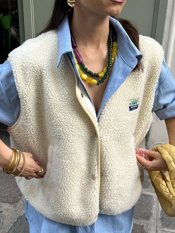 Women's Sleeveless Vest for Spring Layering Wear