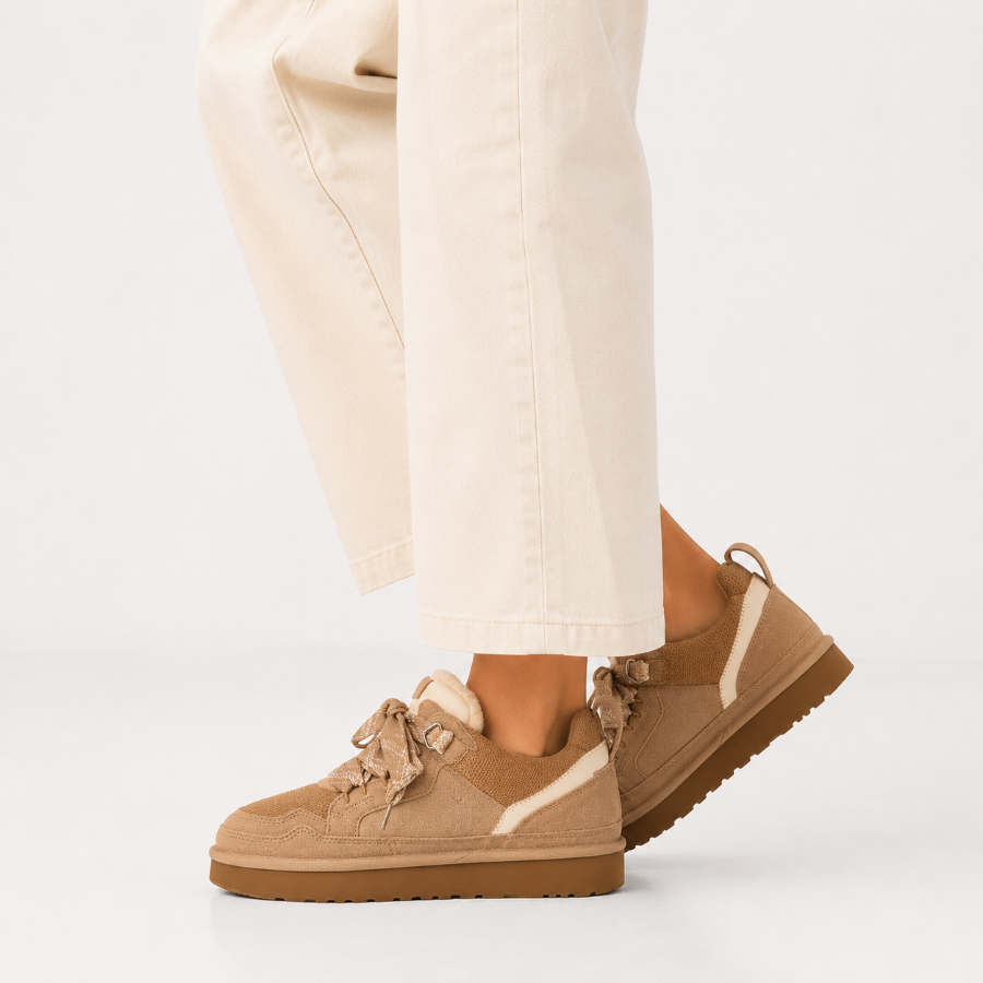 Women's Sneakers with Eye-Catching Lacing