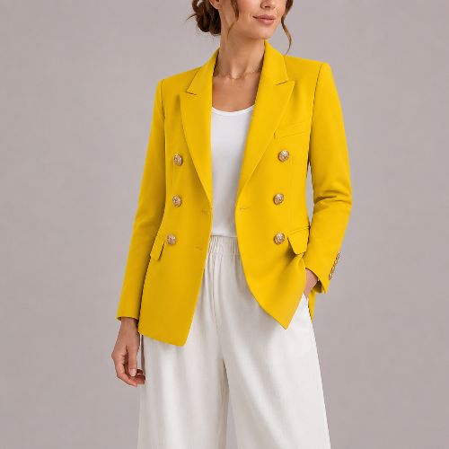 Women's Structured Blazer for Spring Summer Formal Occasions