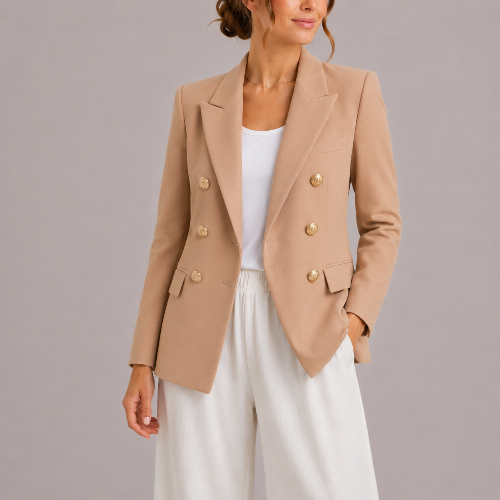 Women's Structured Blazer for Spring Summer Formal Occasions