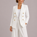 Women's Structured Blazer for Spring Summer Formal Occasions