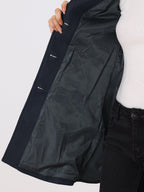 Women's Structured Coat for Autumn Winter Wear