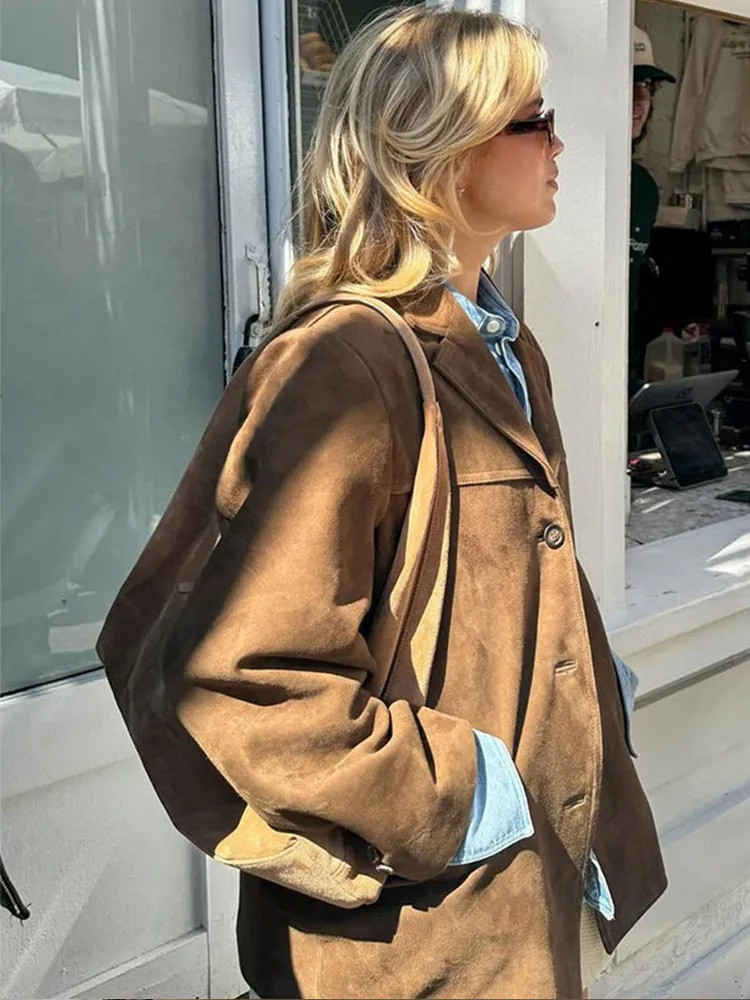 Women's Structured Jacket for Autumn Winter Wear